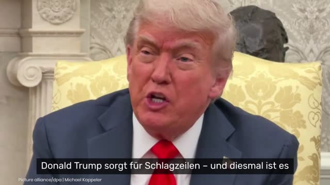 Donald Trump: 'Sein Gehirn ist Suppe' - US-Präsident verwechselt Selenskyj mit Putin