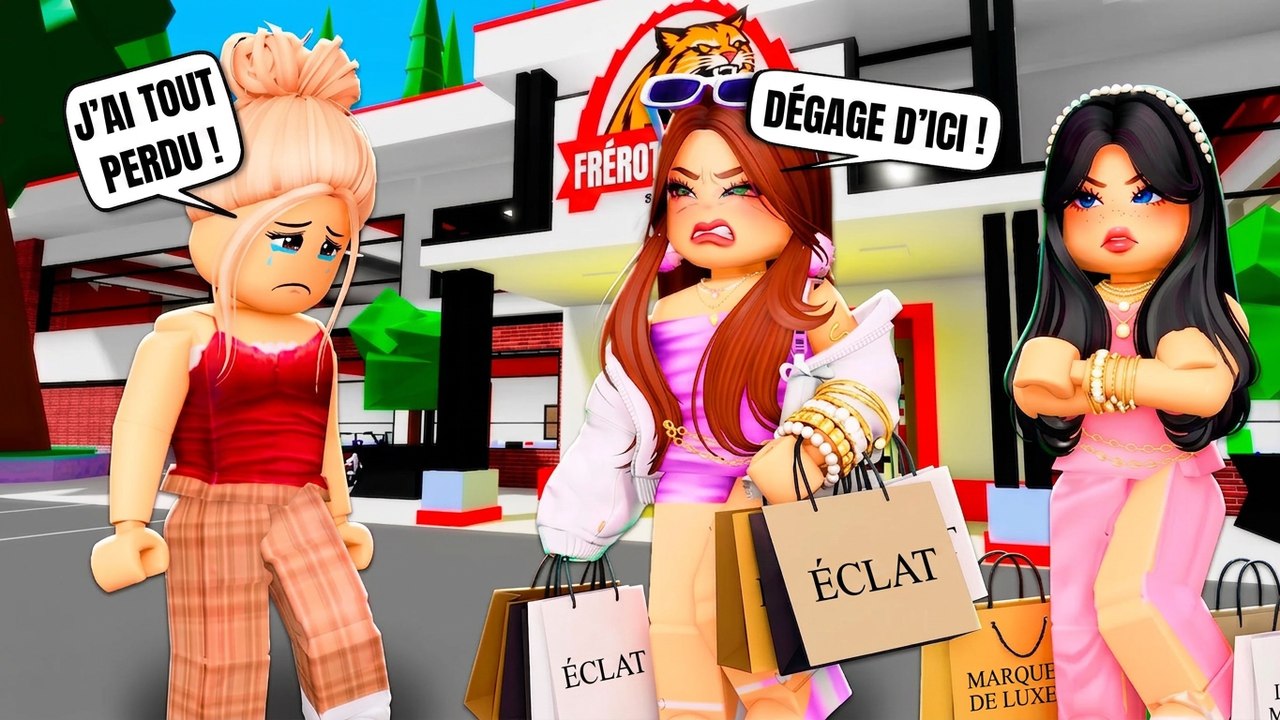 Elle est rejetée par ses amies après être devenue pauvre | Histoires Brookhaven RP | Roblox