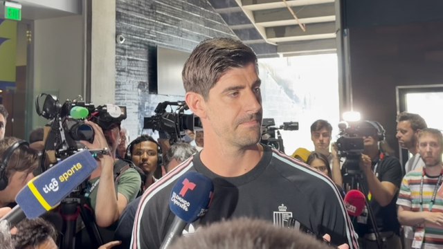 THIBAUT COURTOIS habla sobre LAMINE YAMAL a horas del BÉLGICA - ESPAÑA