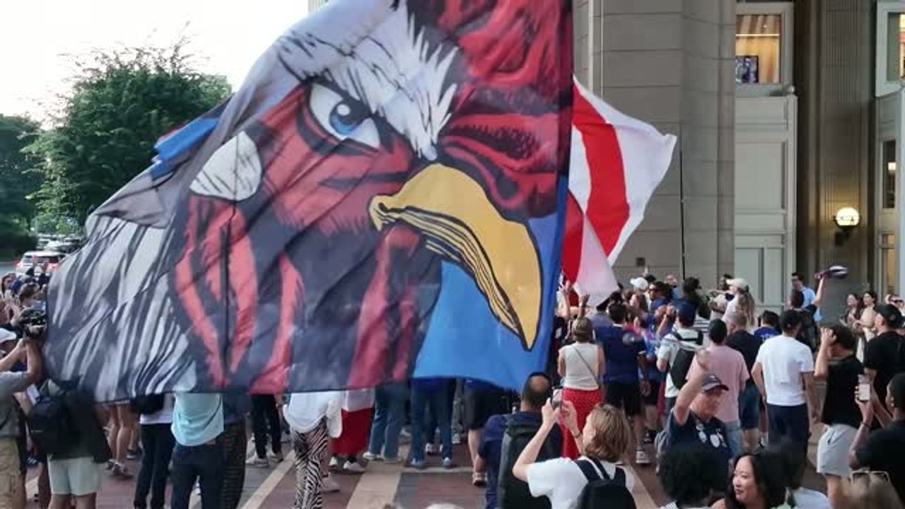 Bleus - Les fans français en feu à Boston