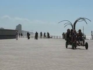 Ostende (Belgique) : front de mer & rosalie