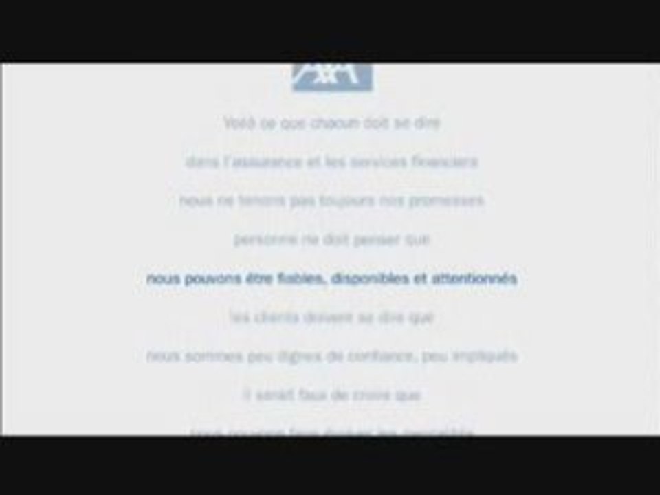 publicité axa