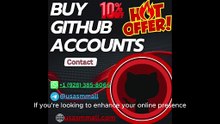Top 10 Sites To Buy Old Github Accounts In 2025-26