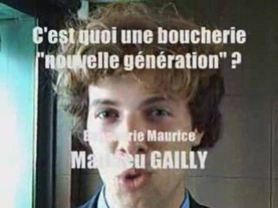 "C'est quoi une boucherie nouvelle génération ?"