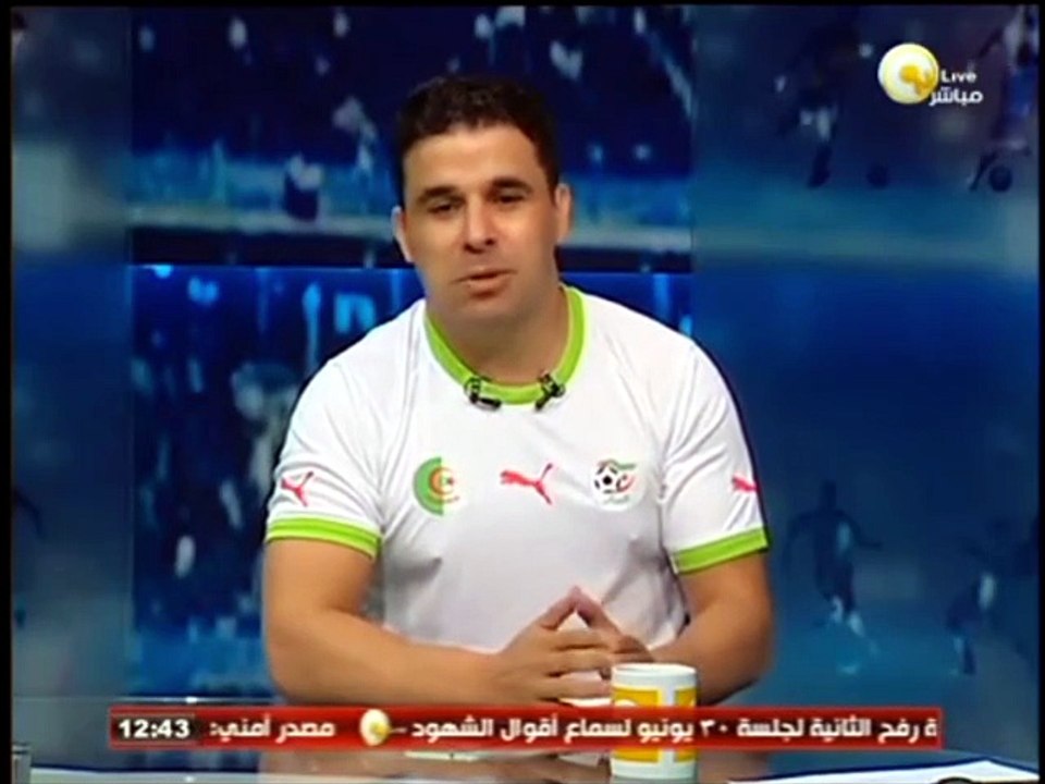 ON TV SPOR SPİKERİ KHALED ELGHANDOUR CANLI YAYINLARI DUDAK VİDEOYU ÇEKTİ