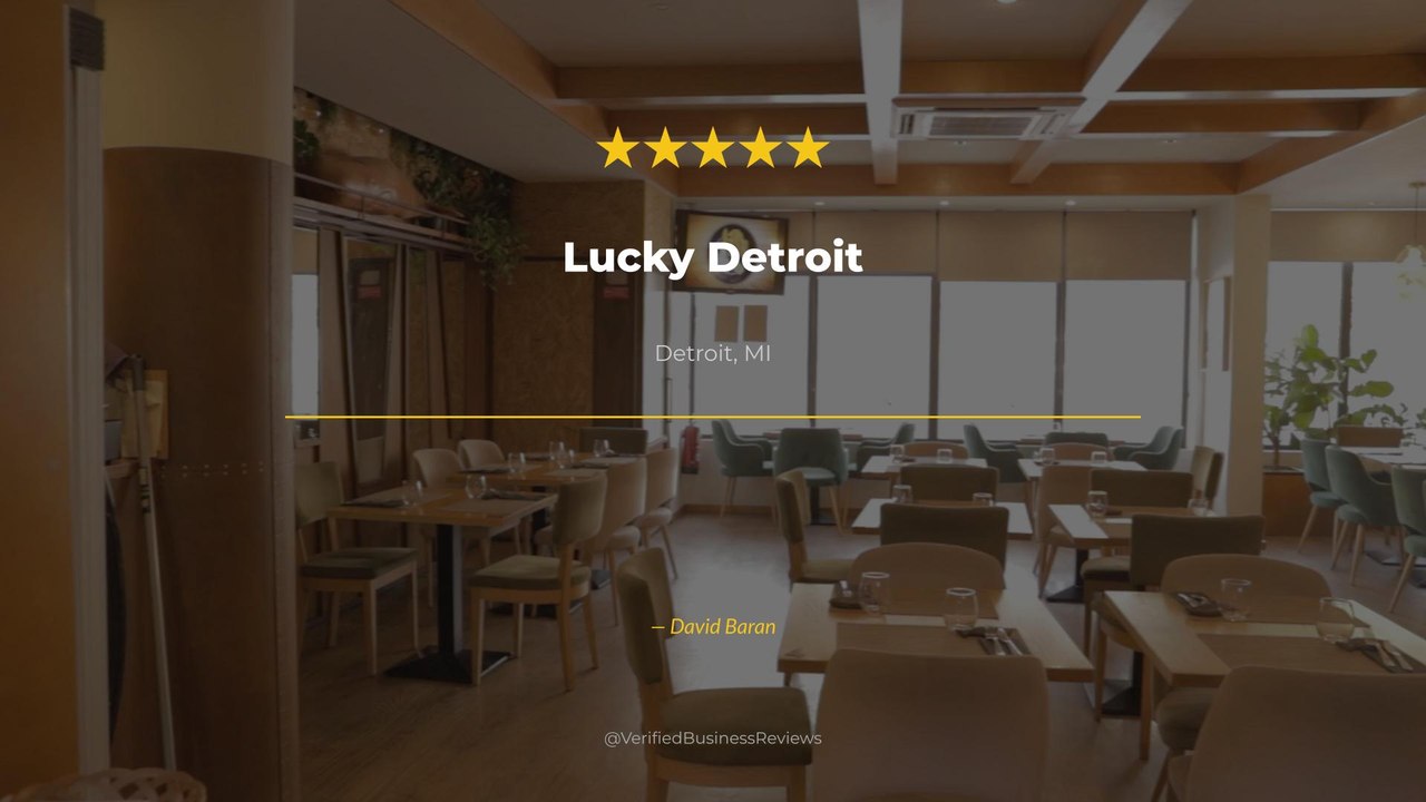 David Baran reviews Lucky Detroit — coffee shop Review Detroit, MI | 5★