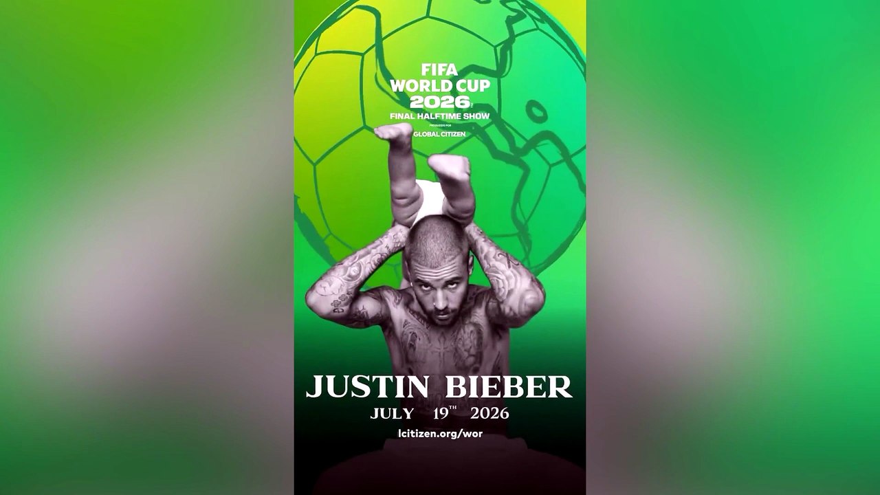 Justin Bieber se une al elenco de artistas que actuará en el descanso de la final del Mundial