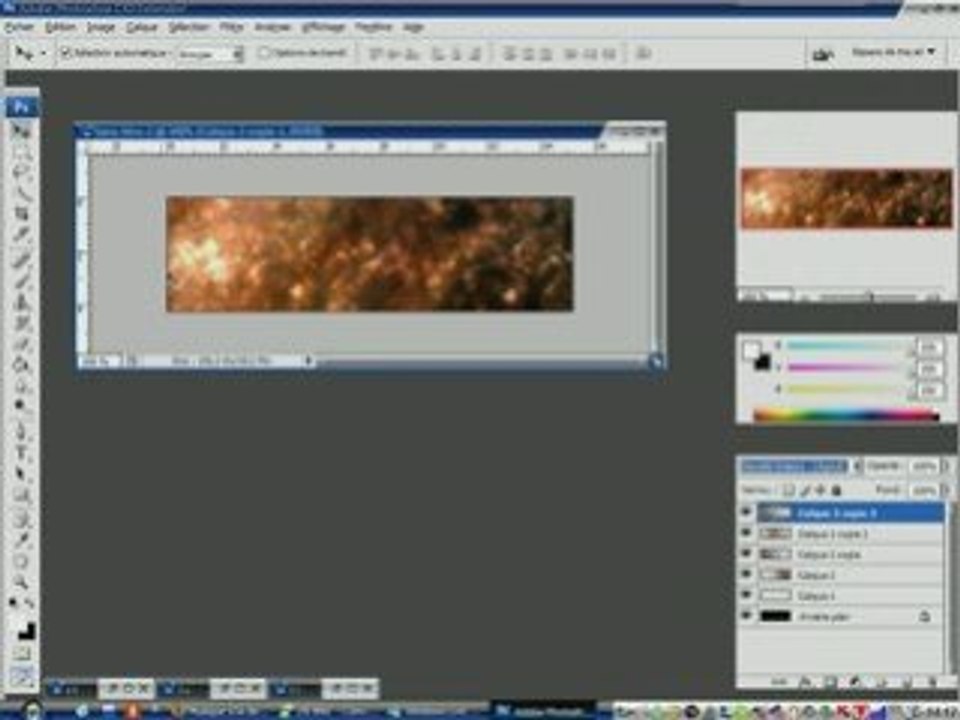 Tuto Photoshop Banniére simple