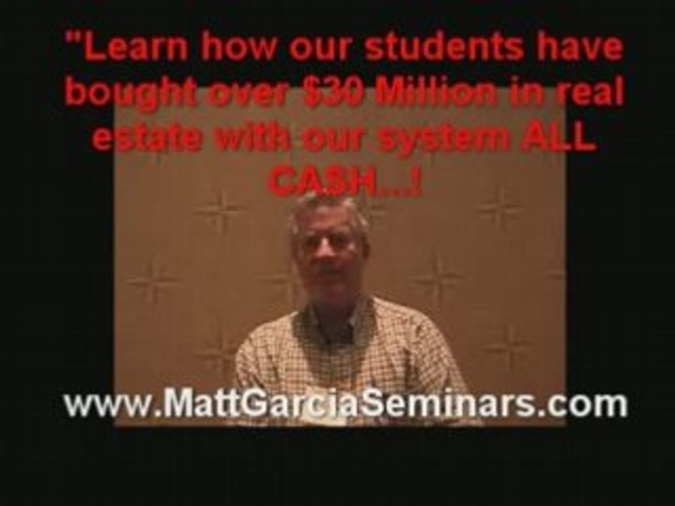 Real Estate Seminars Jacksonville FL *Matt Garcia Seminars*