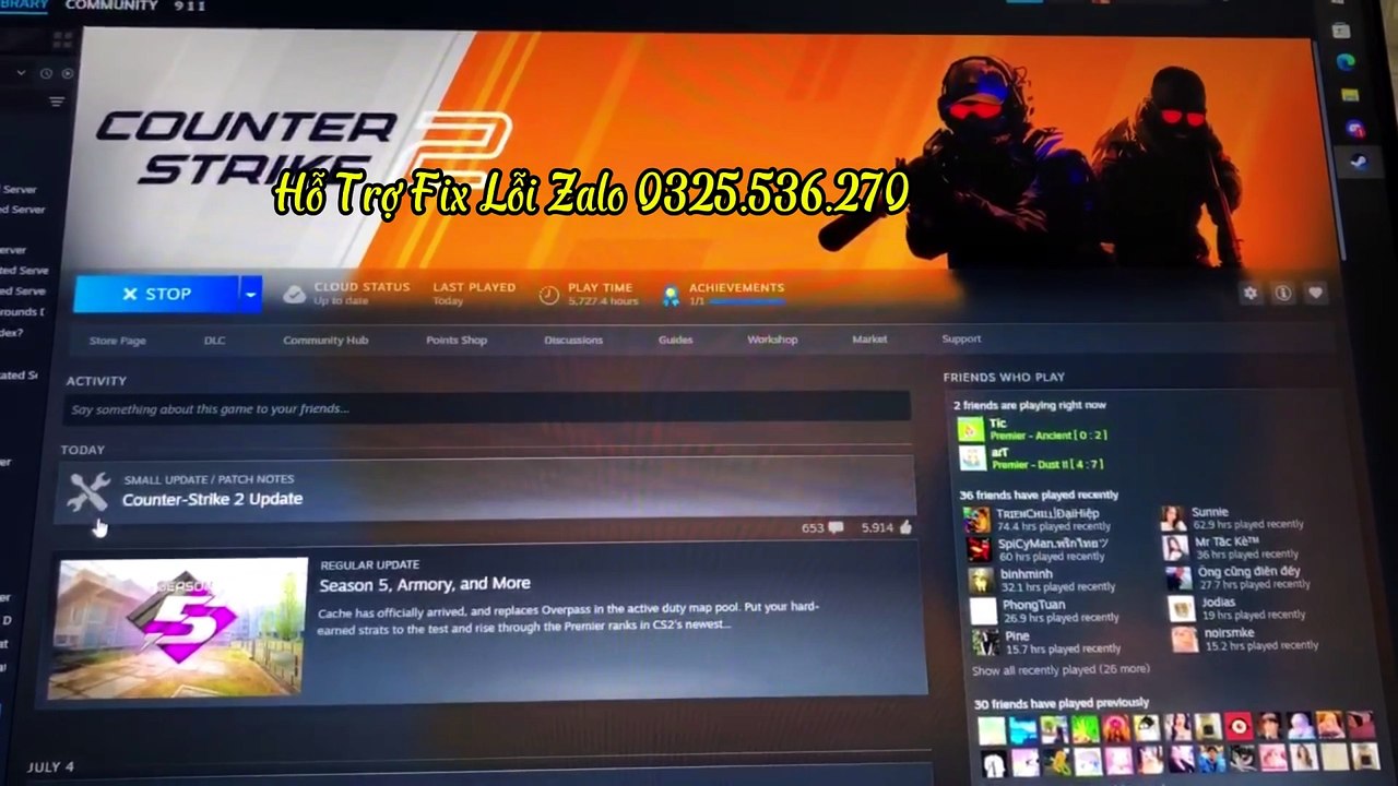 Khắc Phục Thành Công Lỗi Counter-Strike 2 (CS2) Bị Treo Khi Vào Trận Trên Steam | Không Còn Load Đơ Màn Hình