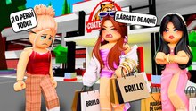 Fue rechazada por sus amigas cuando se quedó sin dinero | Historias Brookhaven RP | Roblox