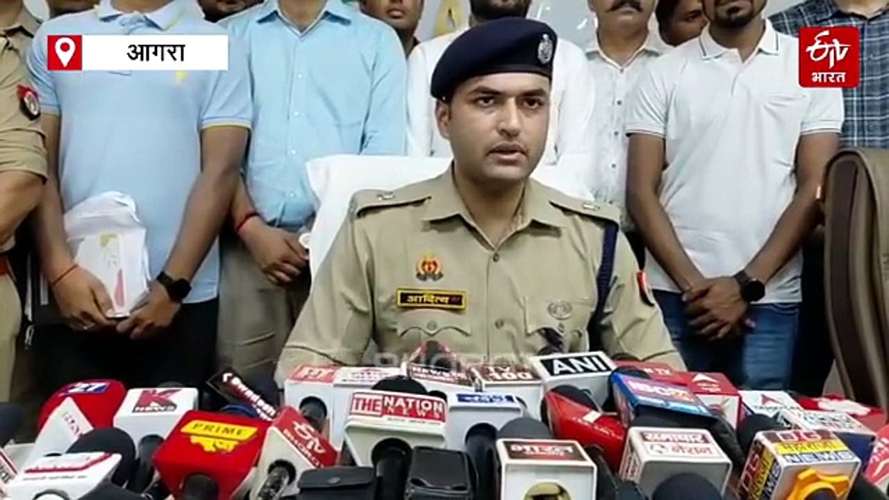 आगरा में साइबर क्राइम पर पुलिस का एक्शन, 100 जगह छापामारी, 60 ठग गिरफ्तार, 50 करोड़ की ठगी खुलासा