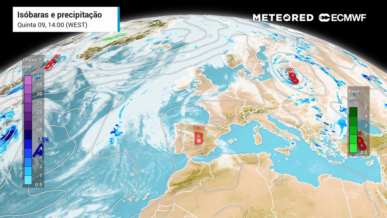 Portugal será influenciado por depressão nos próximos dias