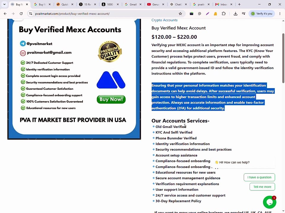 Top 17 Best SIte Buy Verified Mexc Account In Safely 2026