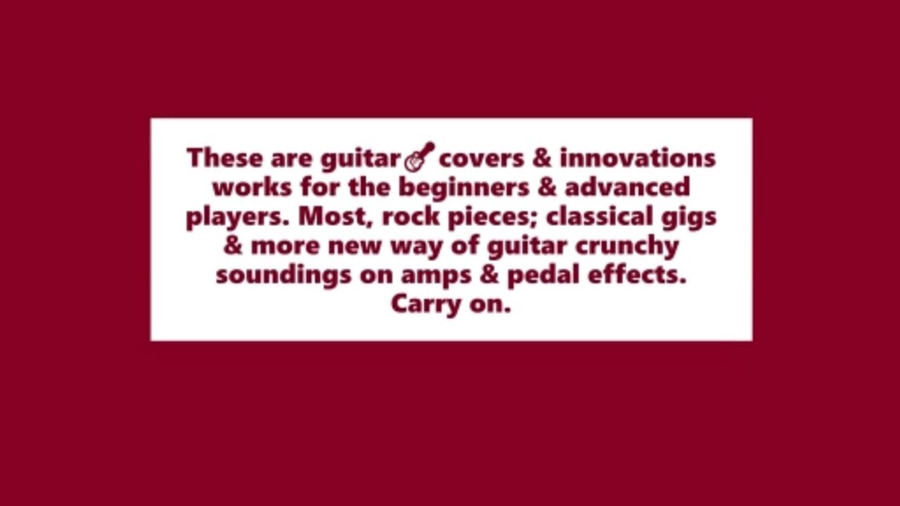 PRATIQUE MUSICALE: LA GUITARE 🎸 ÉLECTRIQUE DAN...