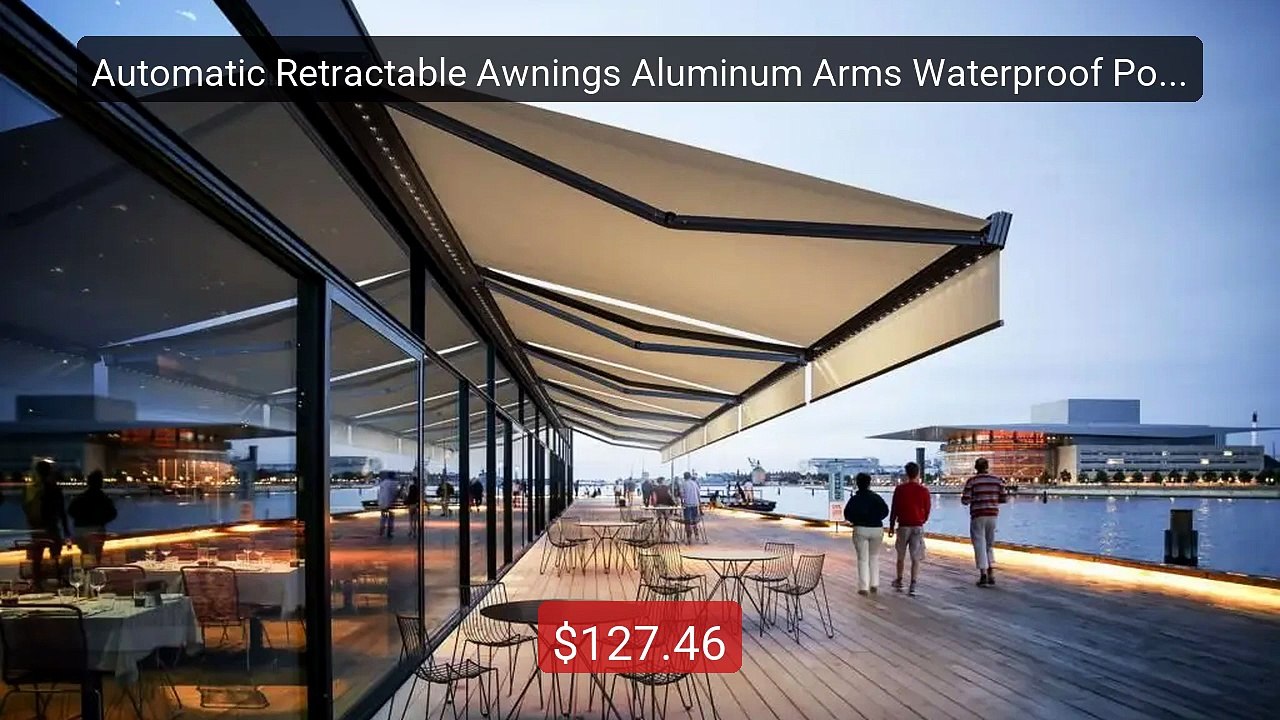 Automatic Retractable Awnings Aluminum Arms Waterproof Poly... -- Top Pick 2026 | Unbeatable Price!