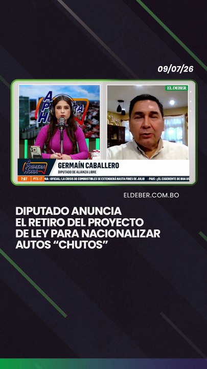 Diputado anuncia el retiro del proyecto de ley para nacionalizar autos “chutos”