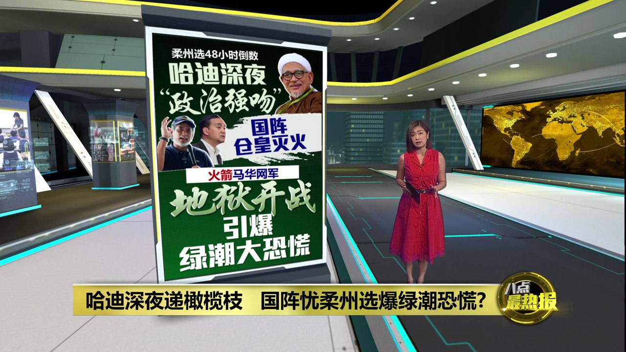 哈迪深夜递橄榄枝   国阵忧柔州选掀“绿潮”恐慌？