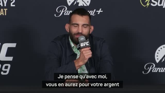 UFC 329 - Saint Denis : Avec moi, vous en aurez pour votre argent