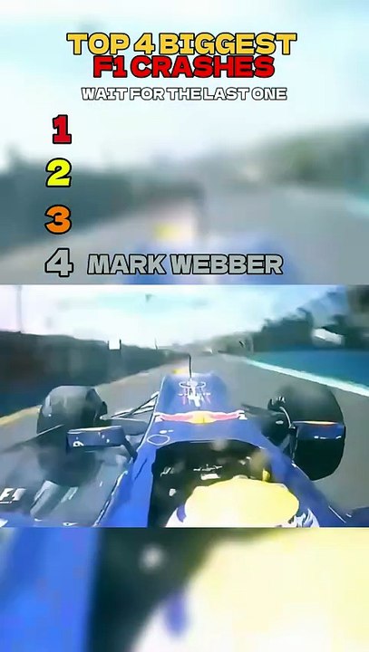 TOP 4 BIGGEST F1 CRASHES