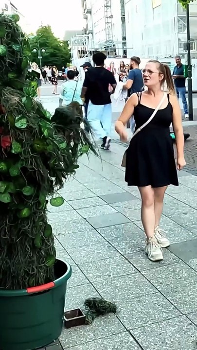 She Ran Away!Viral moments of Bushman Prank!!#reels #trending #viral #funny #comedy