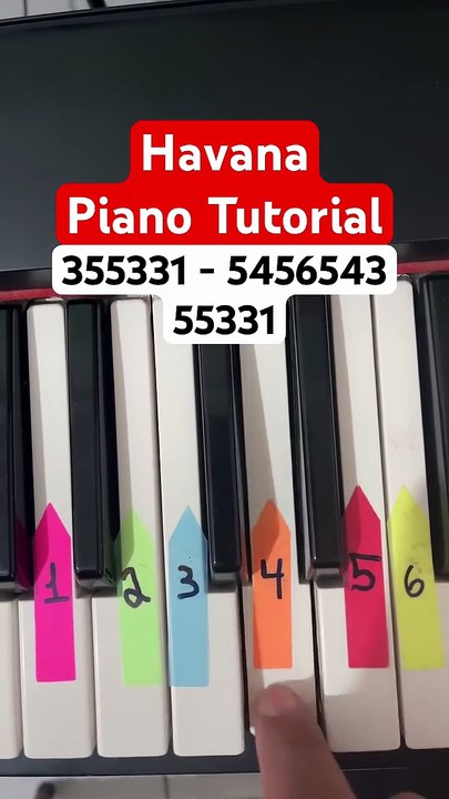 Havana 🎹🔥 EASIEST Piano Tutorial ✨