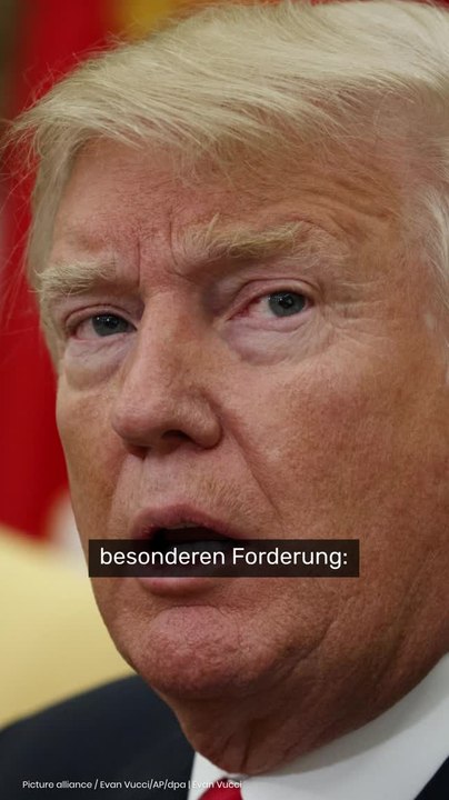 No Glomex Donald Trump: "Habe es mehr verdient als jeder andere" – Trump fordert erneut Friedensnobelpreis