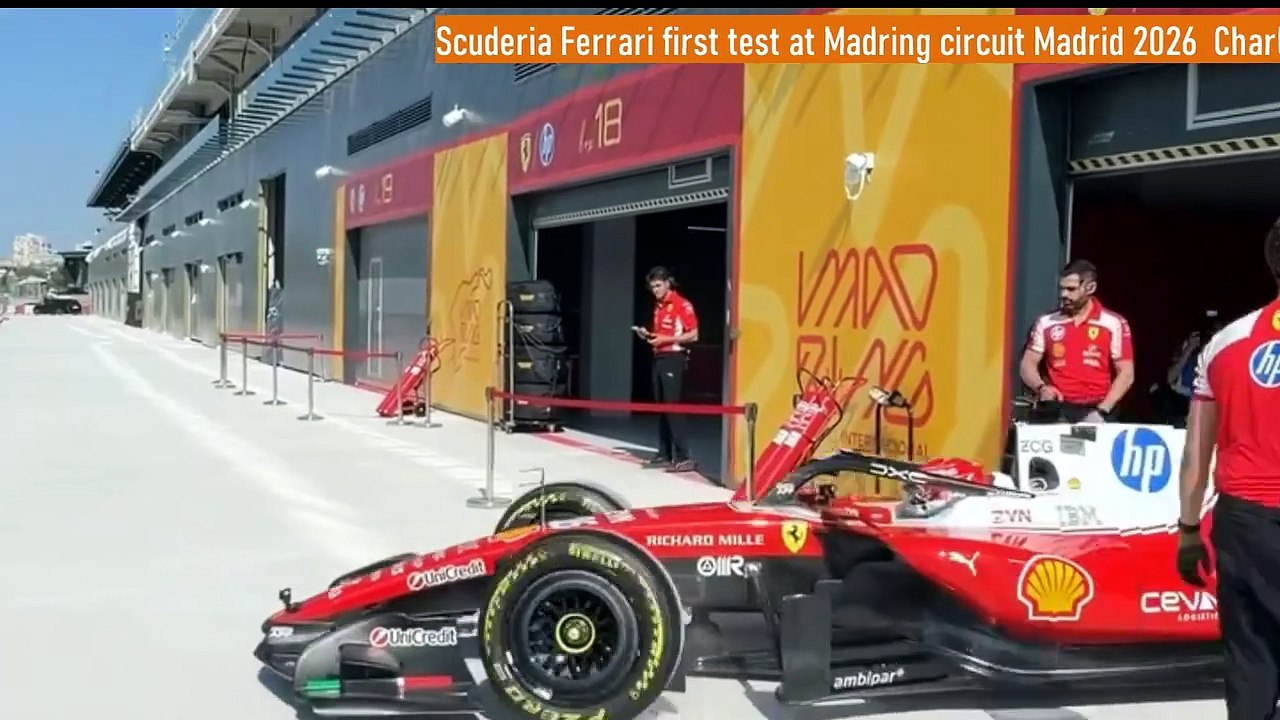 Ferrari first test ontrack Madrid Circuit_MADRING_2026_session 2