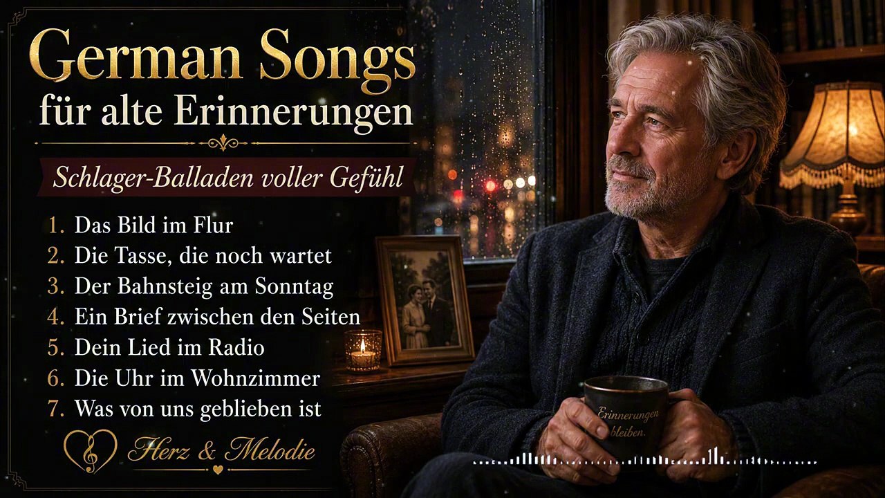 German Songs für alte Erinnerungen | Schlager-Balladen voller Gefühl