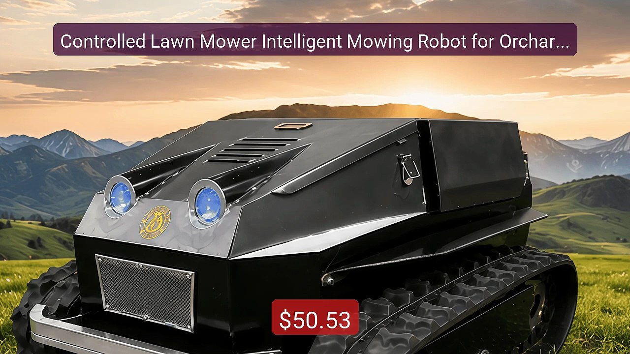 Controlled Lawn Mower Intelligent Mowing Robot for Orchards Fields... -- Best Deal 2026 | Shop Now!
