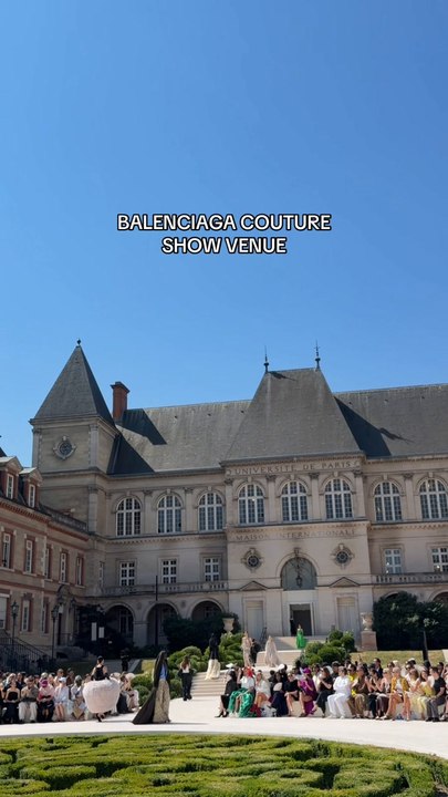 A Look at the Balenciaga Couture Show Setting