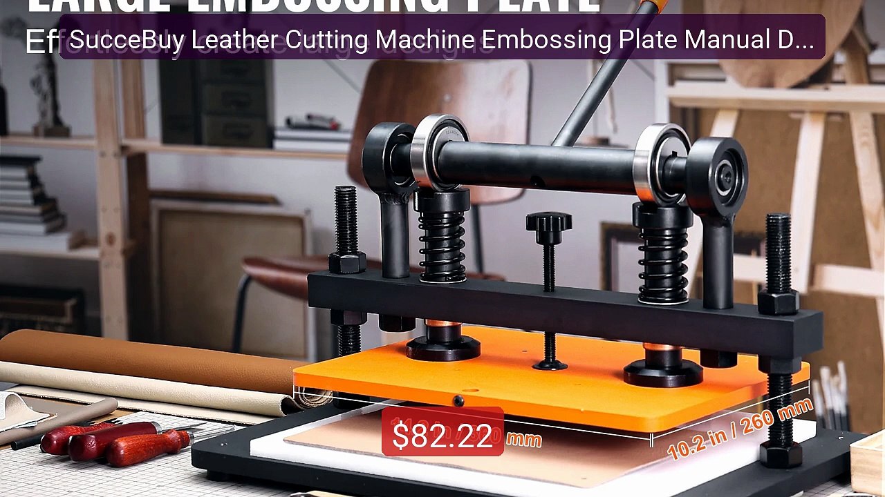 SucceBuy Leather Cutting Machine Embossing Plate Manual Die Cutter ... -- Top Rated 2026 | Buy Now!