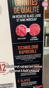 On verse une boisson, on appuie sur un bouton… quelques minutes plus tard, c'est un granité. On a testé le Ninja Slushi !