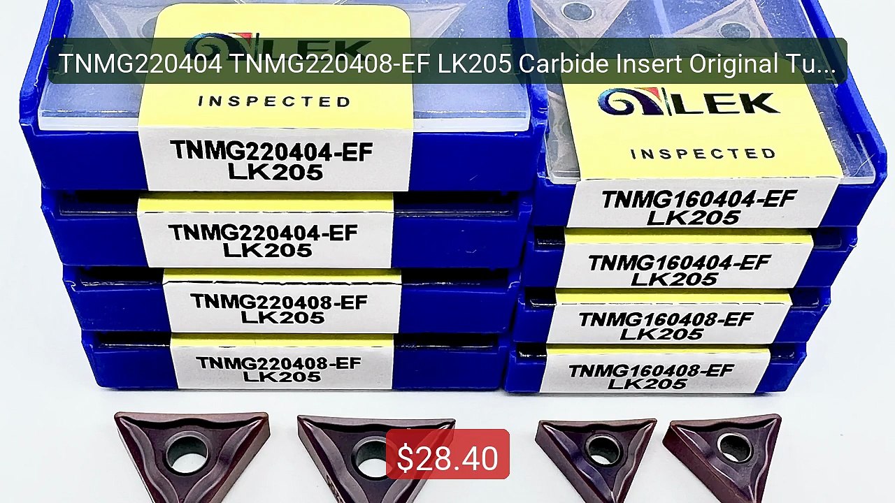 TNMG220404 TNMG220408-EF LK205 Carbide Insert Original Turn... -- Top Pick 2026 | Unbeatable Price!