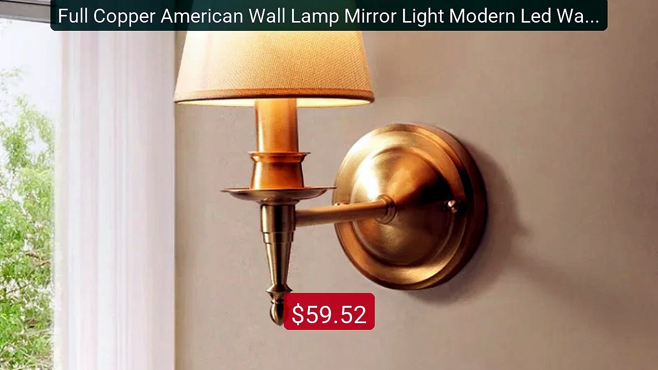 Full Copper American Wall Lamp Mirror Light Modern Led Wall Light f... -- Top Rated 2026 | Buy Now!