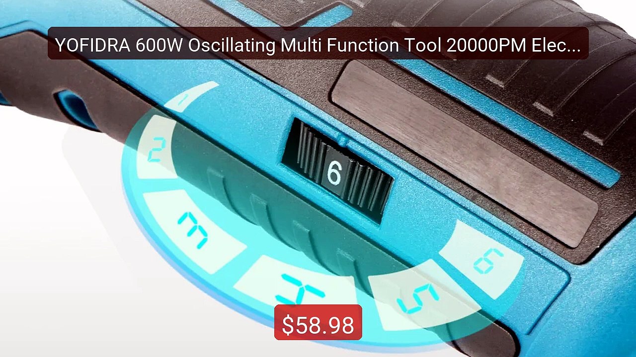 YOFIDRA 600W Oscillating Multi Function Tool 20000PM Electric Saw T... -- Top Rated 2026 | Buy Now!