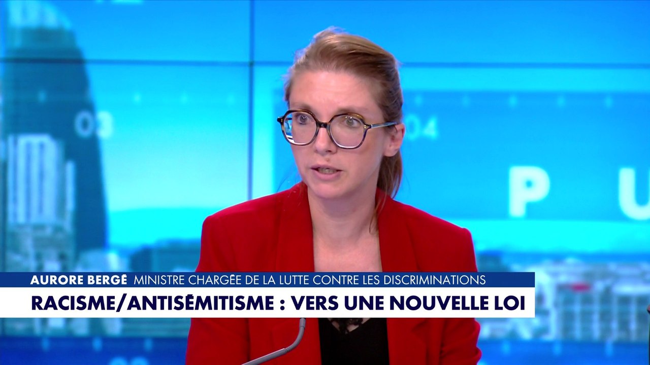 Aurore Bergé : «Un tag "La vie est belle" ou une insulte antisémite sur une porte, c'est pareil»