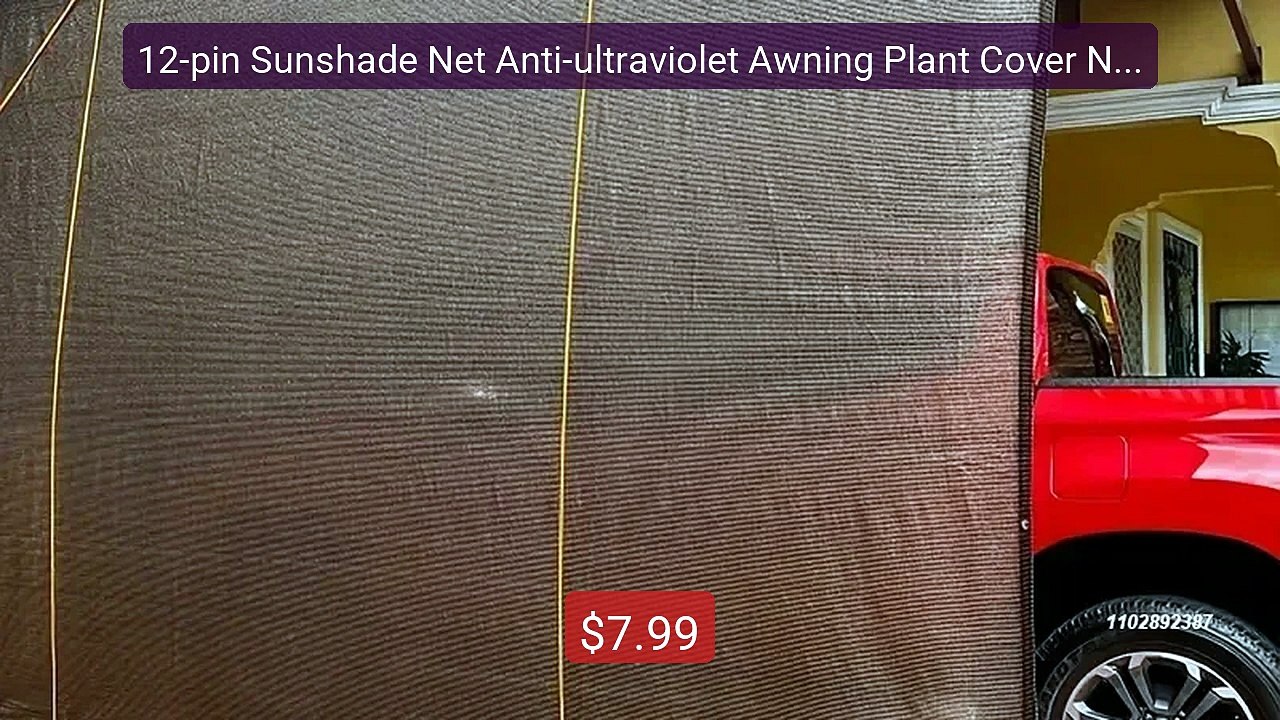 12-pin Sunshade Net Anti-ultraviolet Awning Plant Cover Net for Ou... -- Best Deal 2026 | Shop Now!
