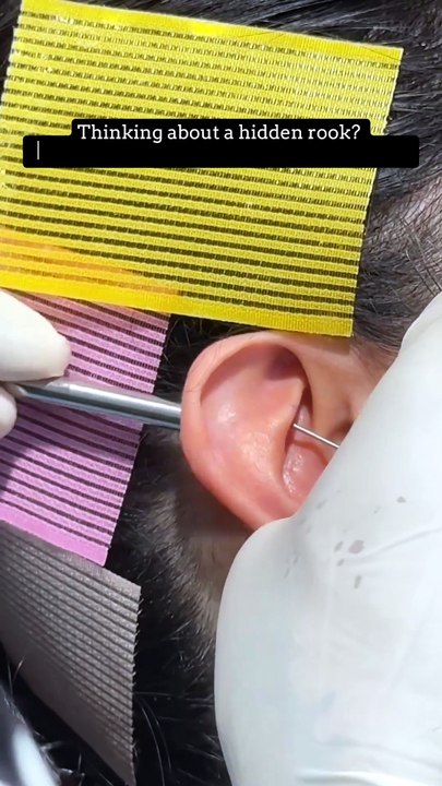 The Piercing Nobody Sees at First 👀 Hidden Rook #hidden #rookpiercing #daithpiercing