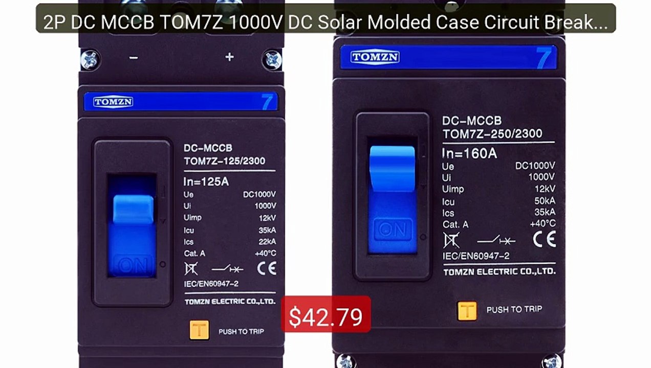2P DC MCCB TOM7Z 1000V DC Solar Molded Case Circuit Breaker M... -- Amazing Value 2026 | Must Have!