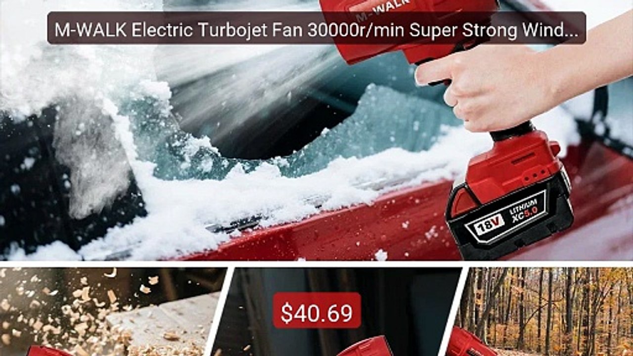 M-WALK Electric Turbojet Fan 30000r/min Super Strong Wind F... -- Top Pick 2026 | Unbeatable Price!