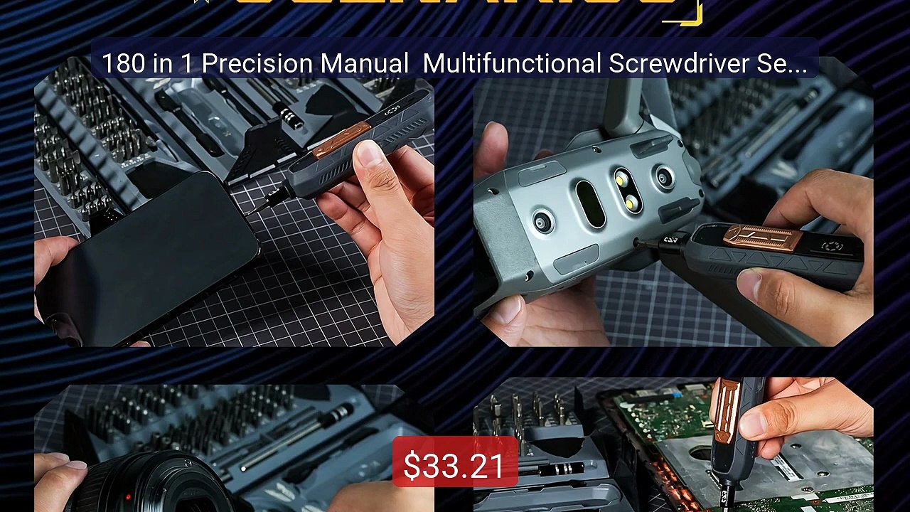 180 in 1 Precision Manual  Multifunctional Screwdriver Set Magnetic... -- Top Rated 2026 | Buy Now!