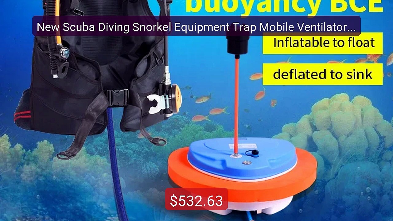 New Scuba Diving Snorkel Equipment Trap Mobile Ventilator Supp... -- Best Buy 2026 | Great Quality!