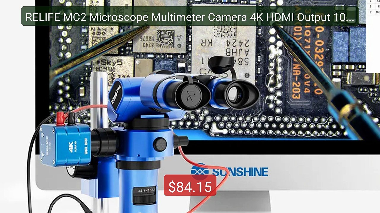 RELIFE MC2 Microscope Multimeter Camera 4K HDMI Output 1080... -- Top Pick 2026 | Unbeatable Price!