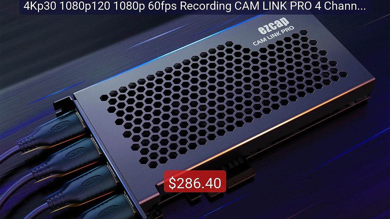 4Kp30 1080p120 1080p 60fps Recording CAM LINK PRO 4 Channel... -- Top Pick 2026 | Unbeatable Price!