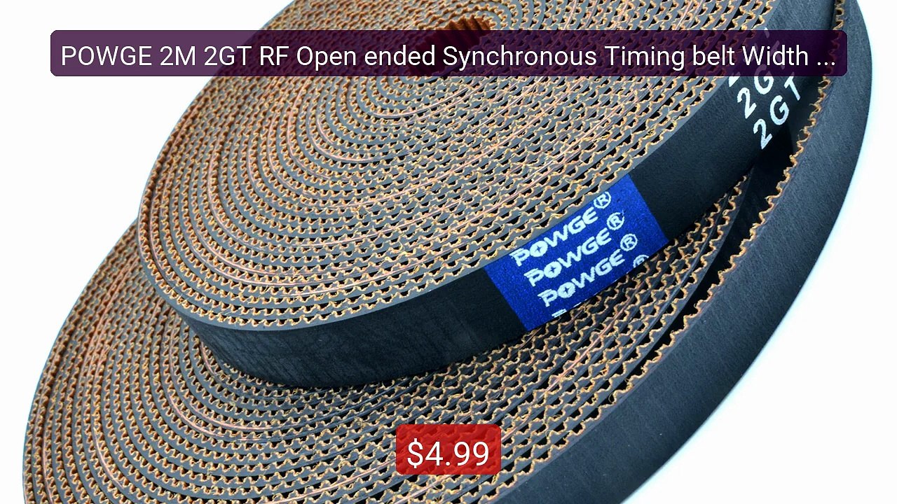 POWGE 2M 2GT RF Open ended Synchronous Timing belt Width 3/6/9... -- Hot Deal 2026 | Limited Offer!