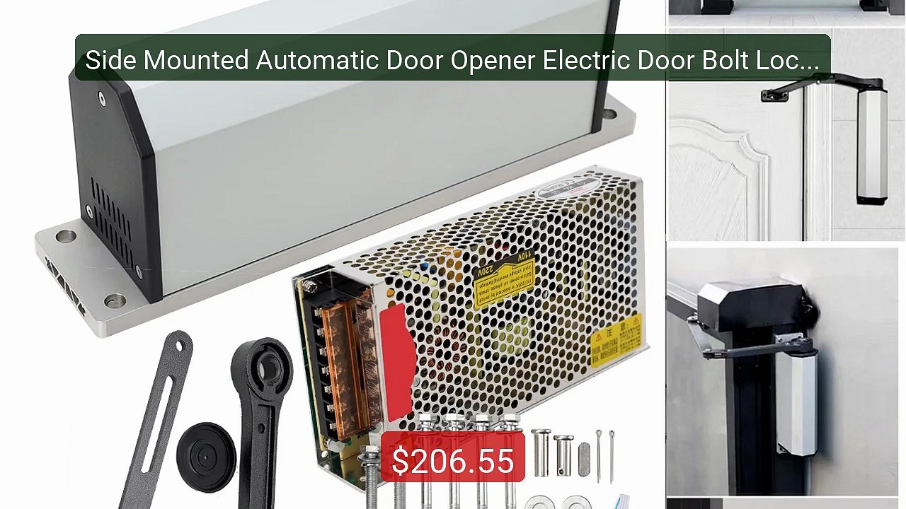Side Mounted Automatic Door Opener Electric Door Bolt Lock with Win... -- Top Rated 2026 | Buy Now!