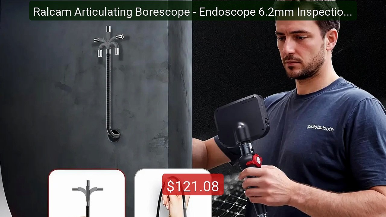 Ralcam Articulating Borescope - Endoscope 6.2mm Inspection Camera C... -- Top Rated 2026 | Buy Now!