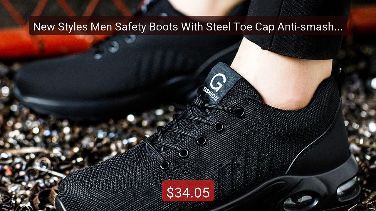 New Styles Men Safety Boots With Steel Toe Cap Anti-smash W... -- Top Pick 2026 | Unbeatable Price!