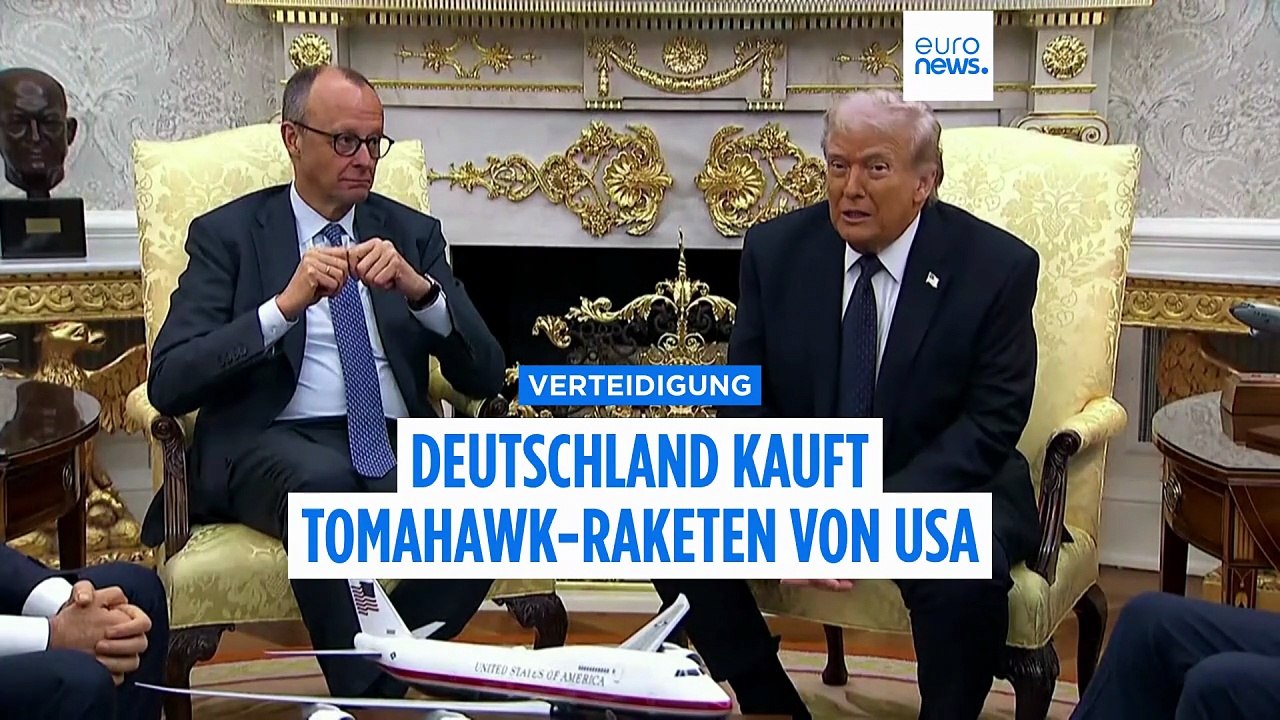 Merz: USA genehmigen Verkauf von Tomahawk-Raketen an Deutschland